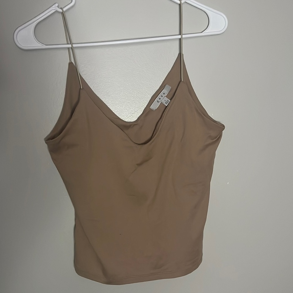 Beige tank top size L
